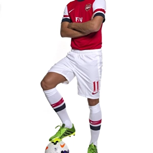MUNICH, GERMANY - SEPTEMBER 04: Arsenal photo shoot with new signing Mesut Ozil on September 4