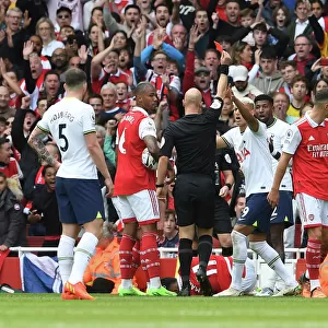 Red Card Drama: Emerson Royal's Ejection Fuels Arsenal vs. Tottenham Rivalry (2022-23)
