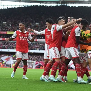 Thomas Partey's Four-Goal Blitz: Arsenal's Dominant Victory over Nottingham Forest (2022-23)