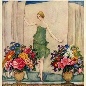 Fashion and Flowers 1925 1920s UK Ernest H Shepard womens