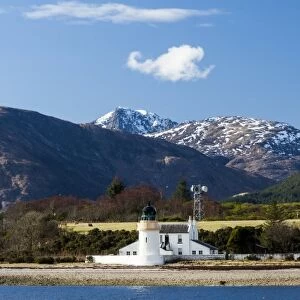 The Corran Lighthouse in Argour, Highland Region, Scotland