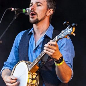 Martin Howley of We Banjo 3 playing at Oban Live in Scotland