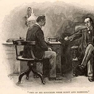 The Adventure of the Final Problem. Sherlock Holmes calling on Dr Watson to
