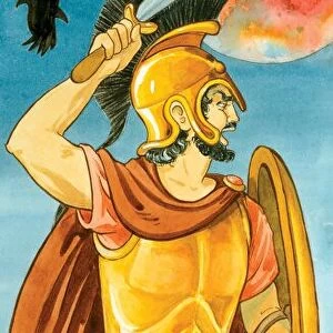 In ancient Greek mythology, Ares was the god of war. In Roman mythology, he is associated with Mars