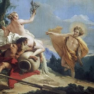 Apollo Pursuing Daphne (c1755-1760). Greek mythology. Daphne, daughter