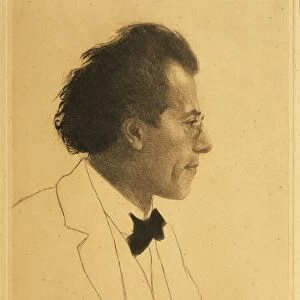 Austria, Vienna, Portrait of composer Gustav Mahler