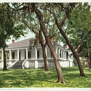 Beauvoir, Home of Jefferson Davis, near Biloxi, Miss. Postcard. 1901, Beauvoir, Home of Jefferson Davis, near Biloxi, Miss. Postcard