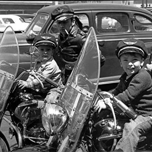 Bikers And Their Sons