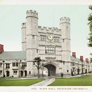 Blair Hall, Princeton University Postcard. 1900, Blair Hall, Princeton University Postcard