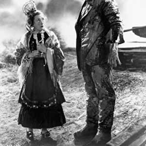 Boris Karloff as monster Frankenstein
