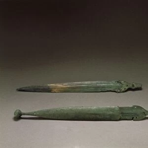 Bronze daggers, from Torre Galli, province of Vibo Valentia