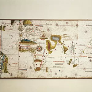 Cantino planisphere by Alberto Cantino, 1502