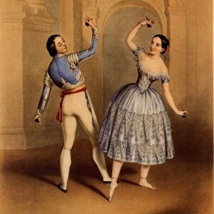 Carlotta Grisi (1819-1899) Italian ballet dancer, in the name part of Giselle in