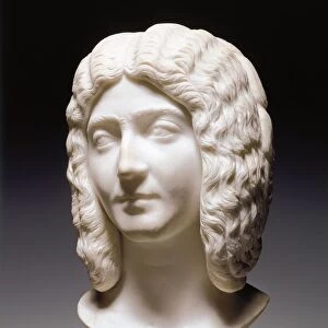 Cast sculpture of head of Roman empress Julia Domna, wife of Septimius Severus