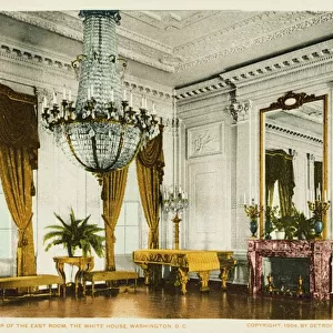 A Corner of the East Room, the White House, Washington, D. C. Postcard. 1904, A Corner of the East Room, the White House, Washington, D. C. Postcard