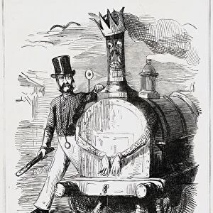 A Dangerous Character : Cartoon from Punch, London, 1847, at the time