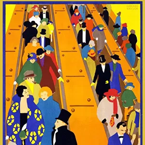 England / UK: Brightest London is Best Reached by Underground, by Horace Taylor (1881 - 1934), Underground Electric Railway Company, London, 1927