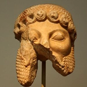 Fragments of marble statue of Dionysus, from Ikaria