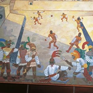 The Game of Pelota at Tula by Alfredo Zalce