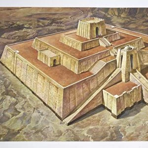 Great Ziggurat of Ur, illustration