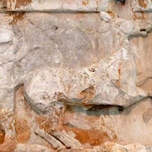 Hera driving chariot from Parthenon reliefs
