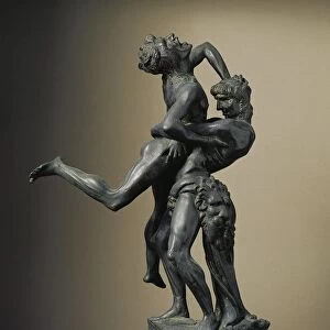 Hercules and Antaeus, bronze statuette by Antonio Benci, called Antonio del Pollaiolo