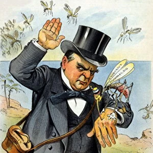 Illustration called Hit him hard 1899