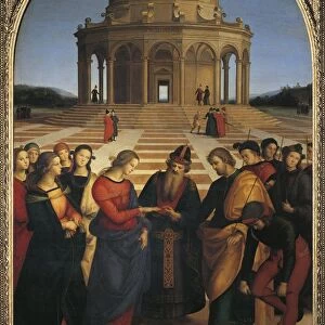 Italy, Milan, painting of The Marriage of the Virgin
