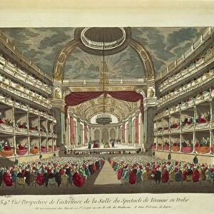 Italy, Verona, Interior of theatre during performance