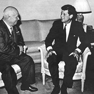 Kennedy And Khrushchev Meet