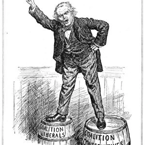 Lloyd George during split in British Liberal Party