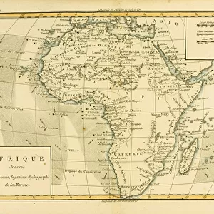 Map of Africa, circa. 1760. From Atlas de Toutes Les Parties Connues du Globe Terrestre