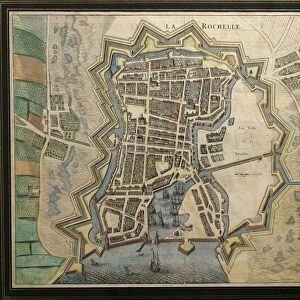 Map of La Rochelle, 17th Century
