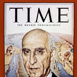 Mossadeq 1951 Man of Year, from Time 1952. Mohammad Mosaddegh (19 May 1882 - 5 March