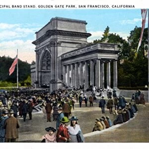 Municipal Band Stand, Golden Gate Park, San Francisco, California