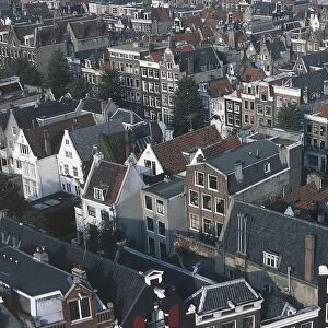 Netherlands, Amsterdam, Aerial view of city