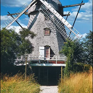 Old Dutch Windmill, Netherlands, 1959