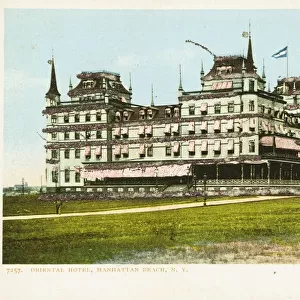 Oriental Hotel, Manhattan Beach, N. Y. Postcard. 1903, Oriental Hotel, Manhattan Beach, N. Y. Postcard