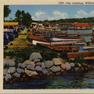 Pier Landings, Williams Bay on Lake Geneva, Wisconsin