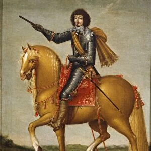 Portrait of French Knight, oil on canvas, 18th Century