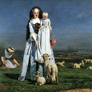 Pretty Baa-Lambs, 1851-1859. Ford Madox Brown (1821-1893) British painter. Painted
