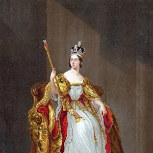 Queen Victoria (1819-1901) queen of United Kingdom 1837, Empress of India 1876, crowned 1838