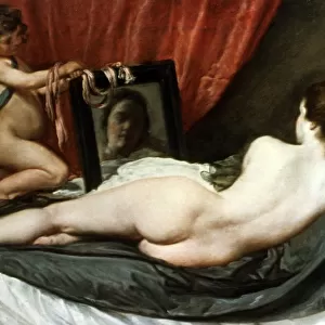 Rokeby Venus, also called The Toilet of Venus, Venus and Cupid, Venus at her Mirror, c1647-1651