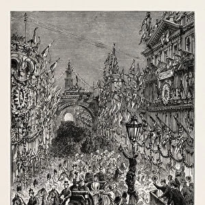 The Royal Visit to Ireland: the Entry into Belfast: the Royal Procession Passing