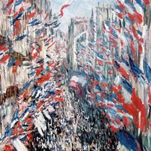 The Rue Montorgueil in Paris. Celebration of June 30, 1878, 1878. Oil on canvas