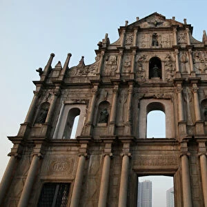 Ruins of Saint Pauls Cathedral in Macau