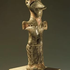 Serbia, Vinca, Anthropomorphic idol, neolithic period, Vinca culture, terracotta
