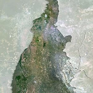 State of Tocantins, Brazil, True Colour Satellite Image