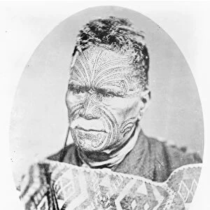 Tawhiao I (1822-1894) the Maori king of New Zealand, leader of the Wiakato tribes