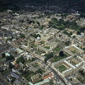 UK, England, Aerial view of Oxford